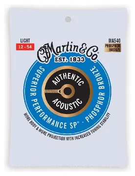 Martin Saiten MA540 Authentic Western 012-054 Phosp. Bronze