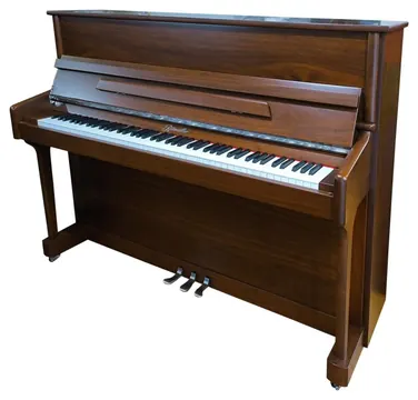 Piano Vertical Ritmuller AEU118 SW Classic 118cm Nogueira Satinado 3 Pedais
