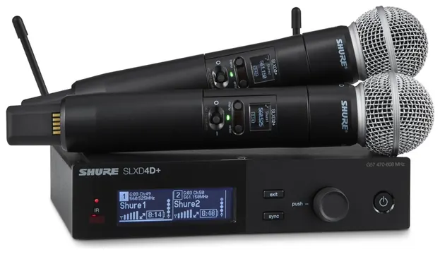 Shure SLXD24D+ SM58-S50=823-865 MHz