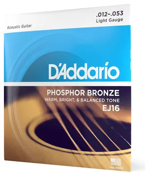 D'Addario EJ16 Acoustic Phosphor Bronze 12-53