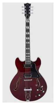 Michael Semi Acústica Michael Jazz Action Gm1159n Wr Wine Red (3522)