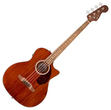 Fender California Deluxe Kingman Bass CE Mahogany, Walnut Fingerboard, Natura Amplificato