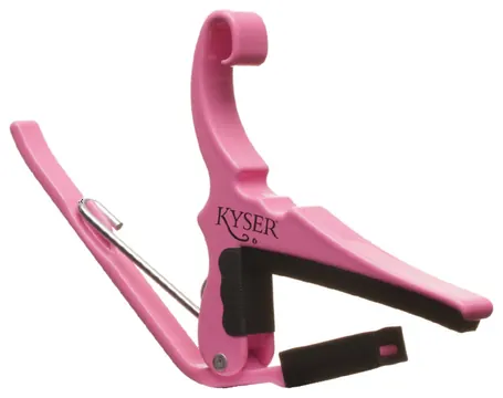 Kyser KG6PRA Quick Change Acoustic Kapodaster Western-/E-Gitarre, pink (529.229)