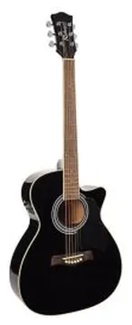 Richwood Artist Series Electro Acoustic Guitar with Active EQ RA-12-CEBK Black