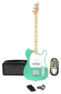 Loog X Fender Telecaster Electric Guitar in Seafoam Green Starter Pack