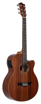 Tagima Dallas Mahogany Mahogany Series Mini Jumbo De Aço Mahogany C/ Afinador