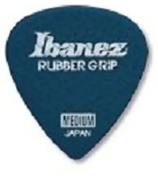 Ibanez PPA16MRG-DB Flat Pick Rubber Grip blau 6 Stück