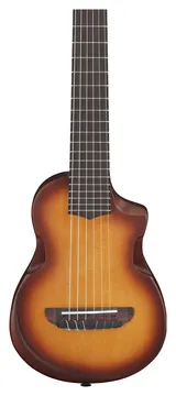 Ibanez AUP10N-OLB AU Piccolo Akustik-Gitarre, open pore light brown sunburst