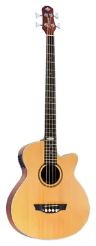 Strinberg Baixolão Strinberg SB240C NS EletroAcústico de 4 Cordas Natural Fosco