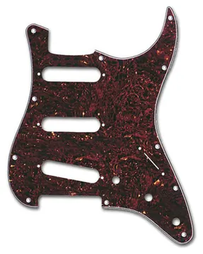Fender Contemporary Strat Pickguard SSS Tortoise Shell