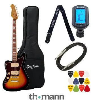 Harley Benton JA-60LH SB Vintage Seri Bundle