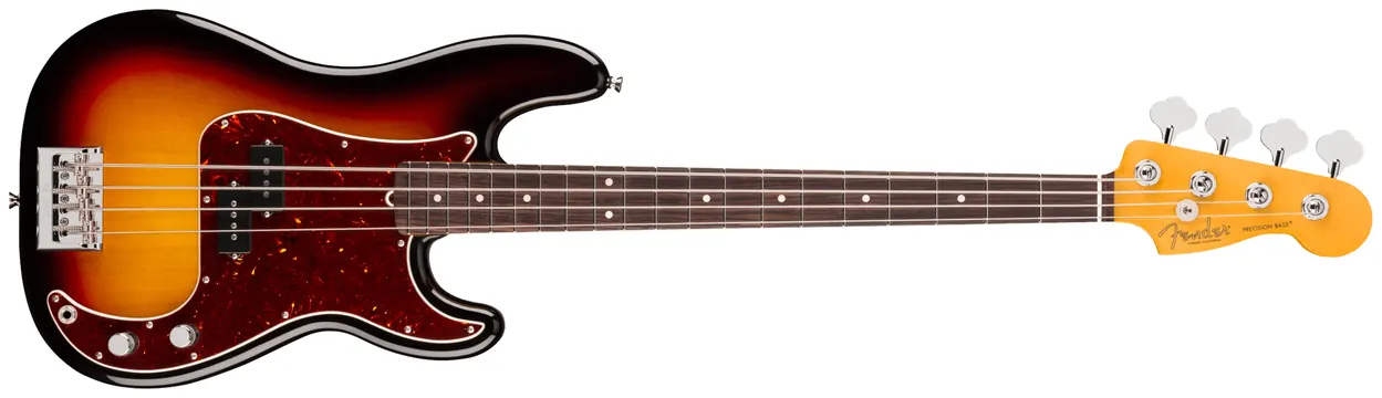 Fender American Professional Precision Bass, Rosewood Fingerboard, 3-Color Sunburst
