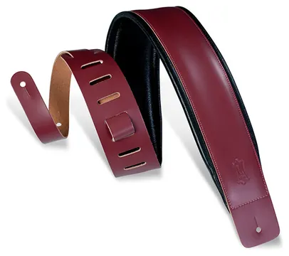 Levy'S DM1PDBRG Burgundy Tracolla per chitarra e basso