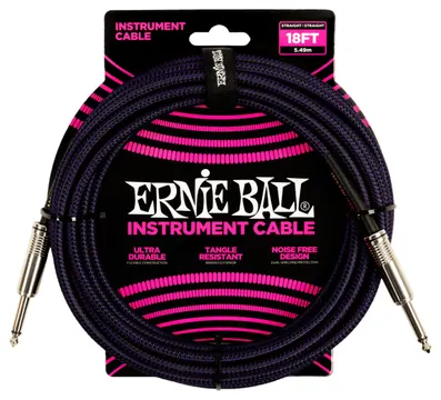 Ernie Ball Jack Droit/Droit 5.49m Tissé 6395