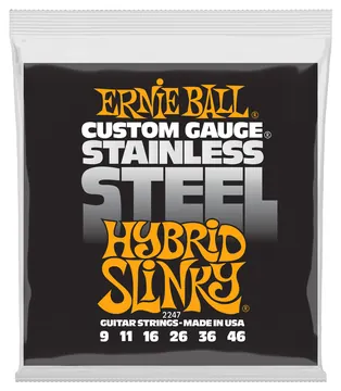 Ernie Ball Stainless Steel Hybrid Slinky 2247