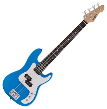 Gear4Music 3/4 LA Bass Guitar Blue