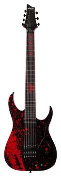 Schecter Sullivan King Banshee-6 Floyd Rose Sustainiac Pickup - Obsidian Blood