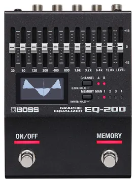 Boss EQ- 200 Guitar Effects Graphic Equalizer