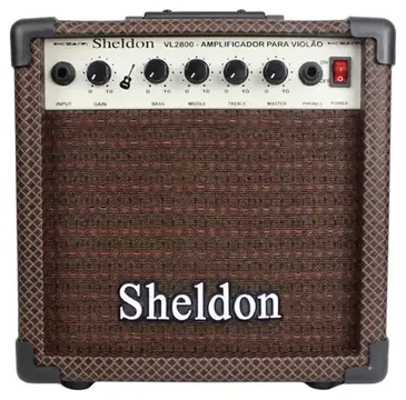 Sheldon Amplificador Para Violão Sheldon Vl2800