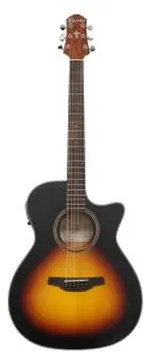 Crafter HT-100CE OP cutaway vintage sunburst