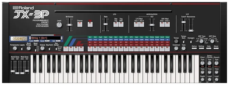 Roland JX-3P Software Synthesizer