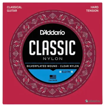 D'addario Encordoamento D'addario Classic Nylon EJ27H Tensão Alta
