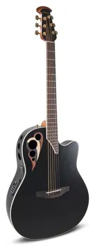 Ovation CDX40-5-G Celebrity Elite Deluxe Folk Electro Noire Satinée