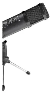NGS Microfone Unidirecional com Tripé e Conexão USB GMICX-110