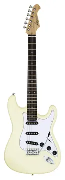 Aria Stratocaster STG-003SPL Vanilla White