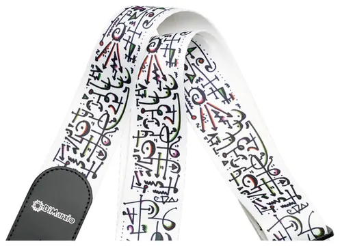 Dimarzio DD3142 "steve Vai Signature" Sangle Nylon - White Art