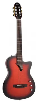 Tanglewood EMDC8CG Thinline Electro Nylon Cognac Gloss