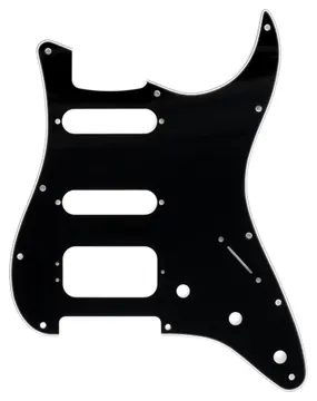 Fender Strat HSS Pickguard Black