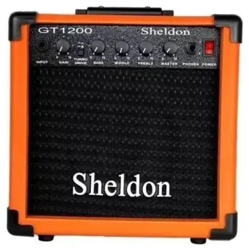 Sheldon Cubo Sheldon GT1200 Laranja Para Guitarra