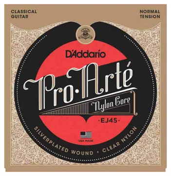 D'Addario EJ45 Normal Tension Nylon Classical Guitar Strings