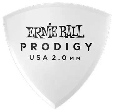 Ernie Ball 9337 Plettri Prodigy Shield White 2,0 mm Busta 6