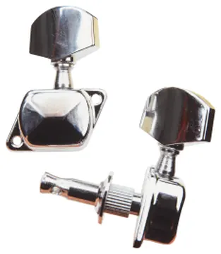 Yellow Parts MECANIQUE GUITARE YELLOW PARTSADI EZ1721C Acoustiques - Individuelles capot chrome 3+3 x6