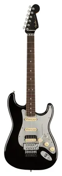 Fender American Ultra Luxe Stratocaster HSS Mystic Black Rosewood Fingerboard