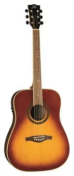 Eko ONE D150E VINTAGE BURST Chitarra acustica elettrificata Dreadnought 20T