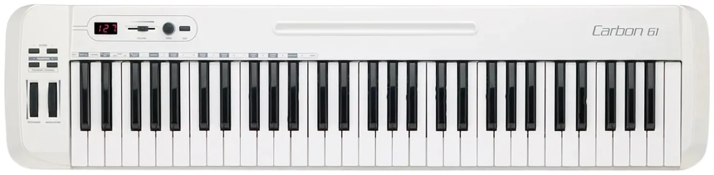 Samson Controlador MIDI Samson Carbon 61 USB 61 Teclas Semipesadas