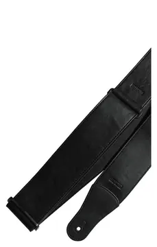 Richter Stronghold II Leatherette Guitar Strap Black - 1682