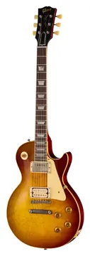 Gibson Custom Shop 1959 Les Paul Standard Birdseye Maple BOTB Page 151 Light Aged Peach Tea Burst