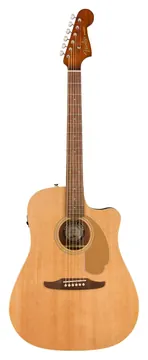 Fender Redondo Player Natural Chitarra Acustica Dreadnought Elettrificata