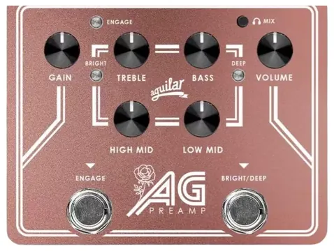 Aguilar AG Bass Preamp Breast Cancer Awareness Month