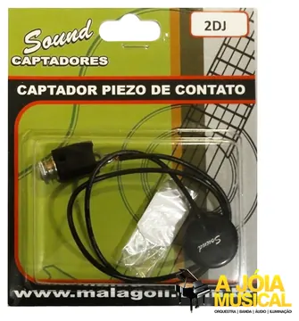 Captador Piezo de Contato Malagoli 2DJ