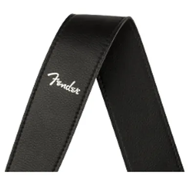 Fender Vegan Leather Guitar Strap Black