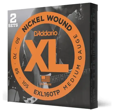 D"Addario EXL160 Nickel Wound Bass Medium 50-105 Long Scale