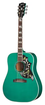 Gibson Hummingbird Standard Translucent Teal Modern