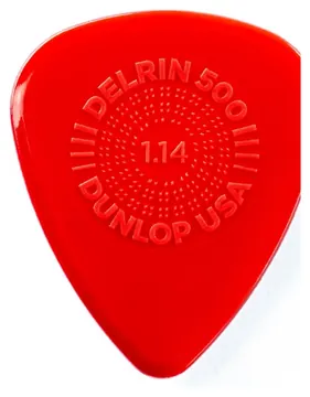Dunlop Jim Dunlop Prime Grip Delrin 500 Guitar Picks 1.14mm 12 Pack
