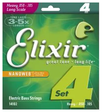Elixir Nanoweb Bass Long Scale Heavy 50-105