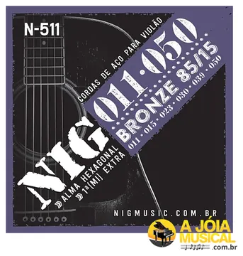 NIG Encordoamento NIG N-511 Violão Aço